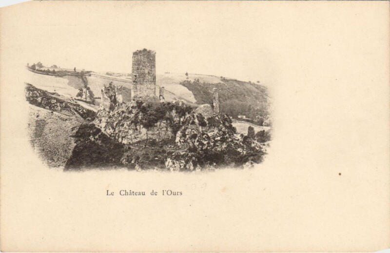 Carte postale ancienne Sainte-Therence Le Chateau de l'Ours