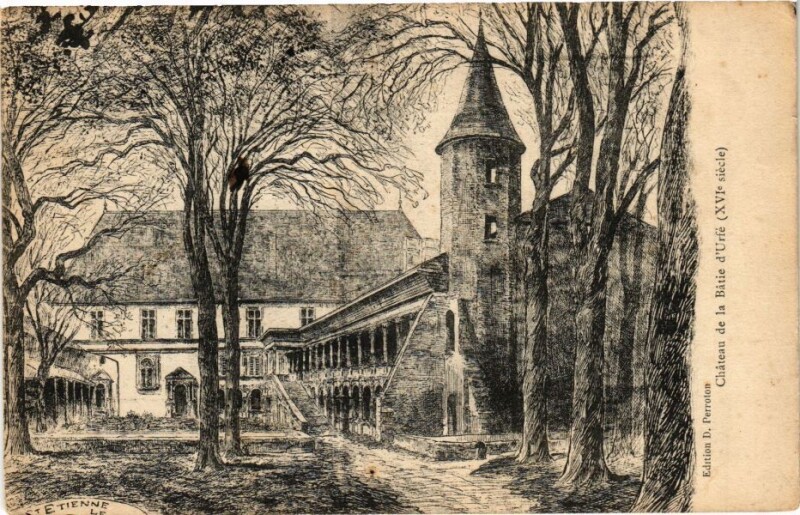 Carte postale ancienne Chateau de la Batie d'Urfe (Xvi siécle)