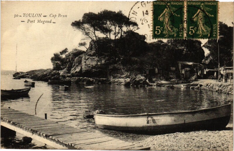 Carte postale ancienne Toulon - Port Magaud à Toulon