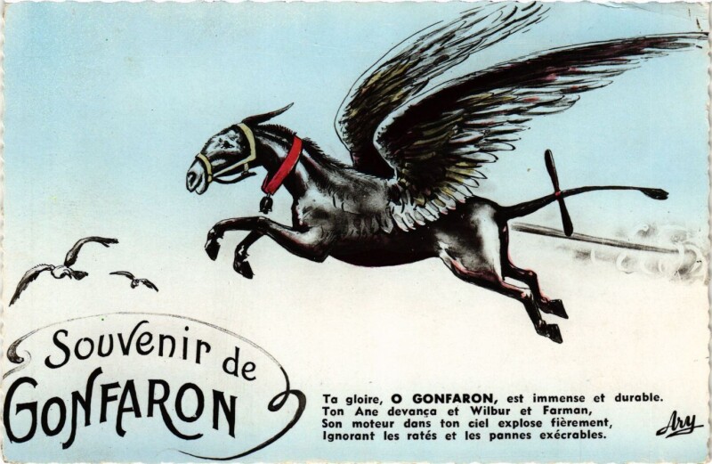 Carte postale ancienne Souvenir de Gonfaron à Gonfaron