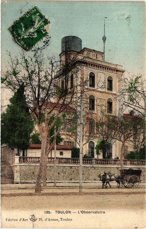 Carte postale ancienne Toulon L'Observatoire à Toulon