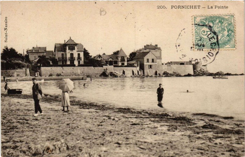 Carte postale ancienne Pornichet - La Pointe à Pornichet