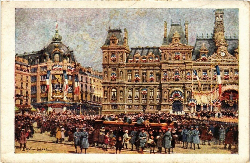 Carte postale ancienne Paris 4e Grand Bazar de l'Hotel de Ville à Paris 4e