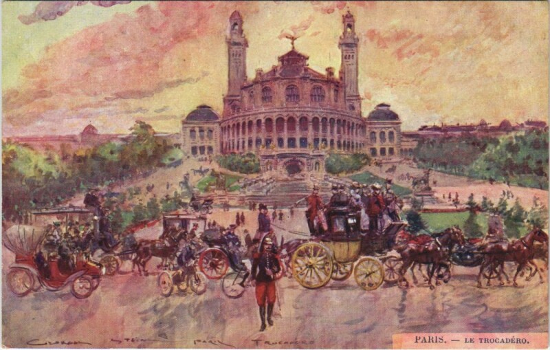 Carte postale ancienne Le Trocadéro à Paris 16e