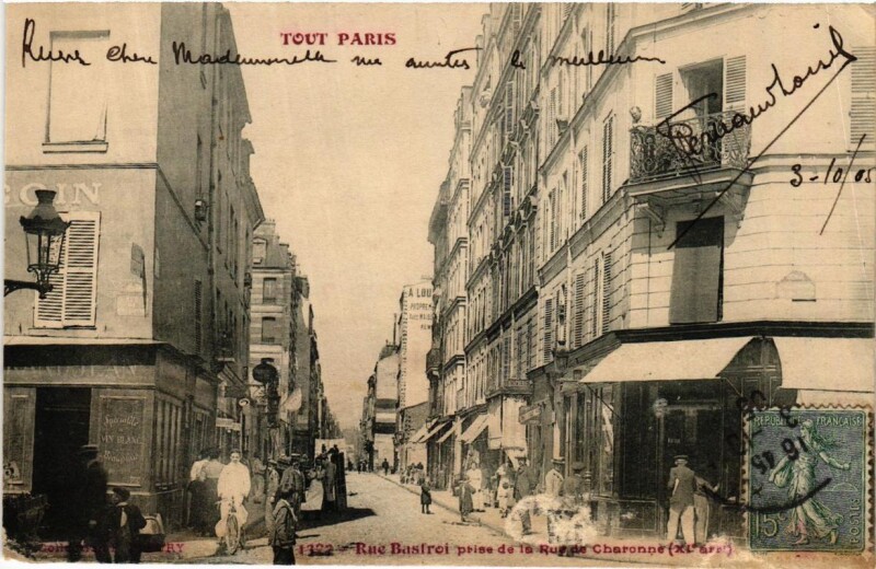 Carte postale ancienne Tout Paris (11e) 1327 Rue Basfroi à Paris 11e