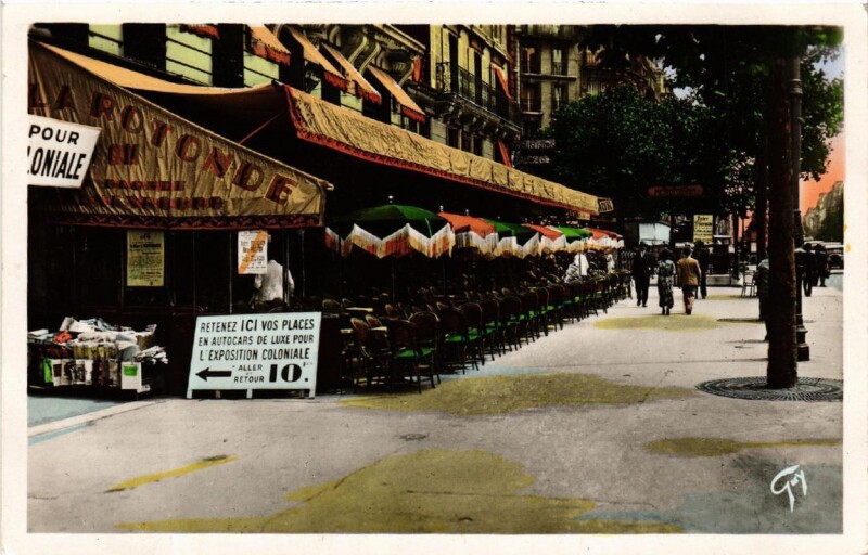Carte postale ancienne La Rotonde à Paris 6e