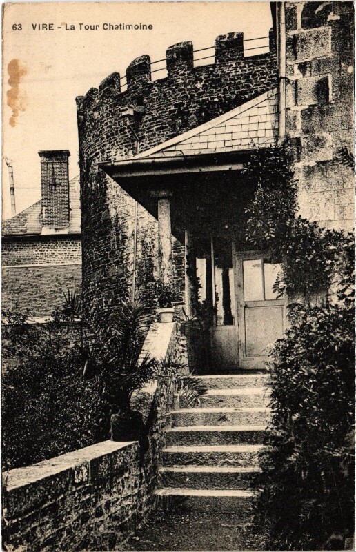 Carte postale ancienne Vire La Tour Chatimoine
