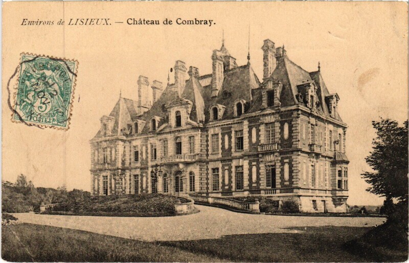 Carte postale ancienne Combray Chateau à Combray