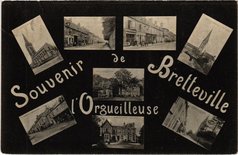 Carte postale ancienne Bretteville-l'Orgueilleuse Scenes