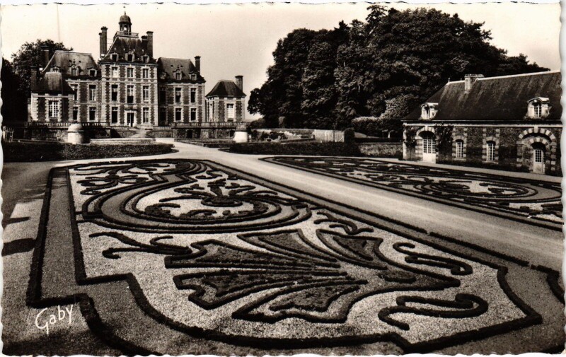 Carte postale ancienne Balleroy Le Chateau et les Jardins