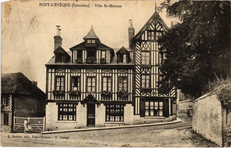 Carte postale ancienne Pont-l'Eveque Villa Sainte-Melanie