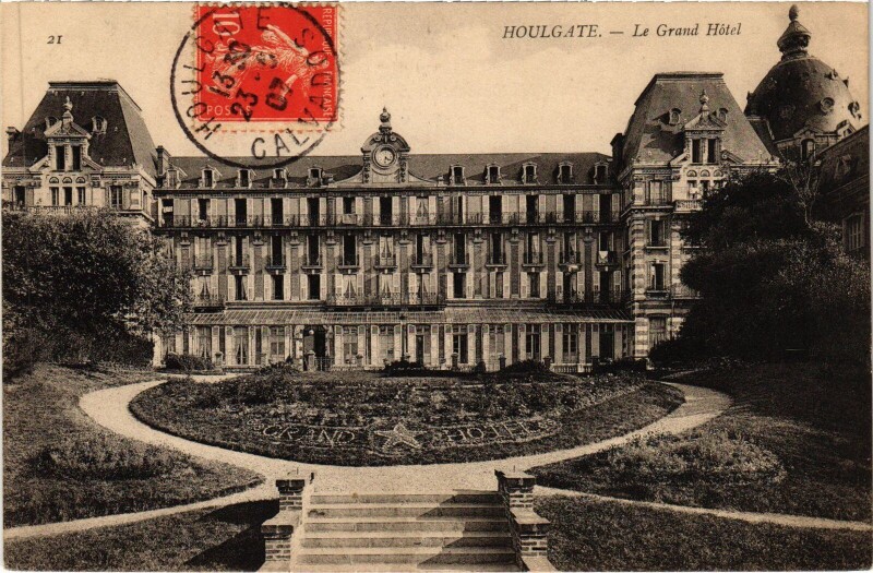 Carte postale ancienne Houlgate Le Grand Hotel à Houlgate