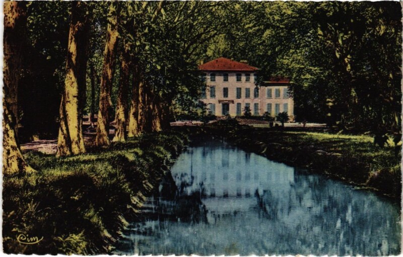Carte postale ancienne Aix-en-Provence Chateau de Tholonet à Aix-en-Provence