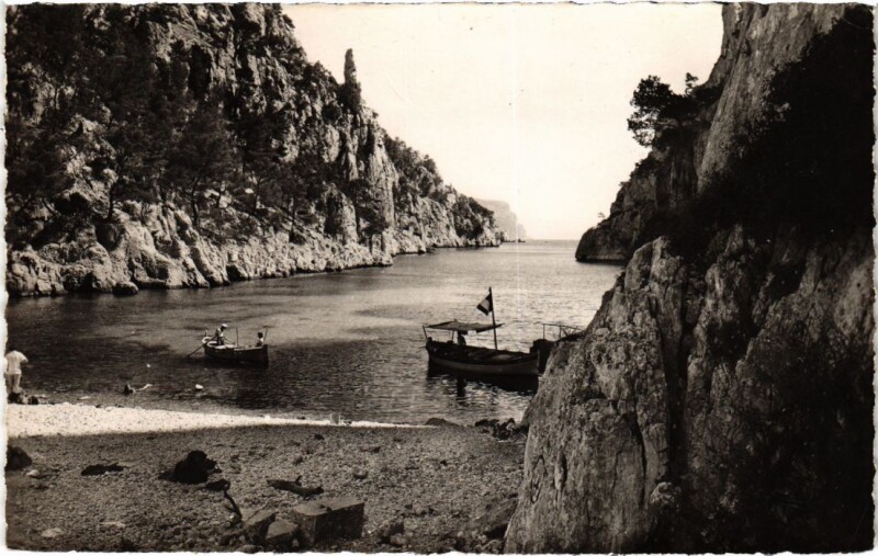 Carte postale ancienne Cassis Calanque d'En-Vau à Cassis
