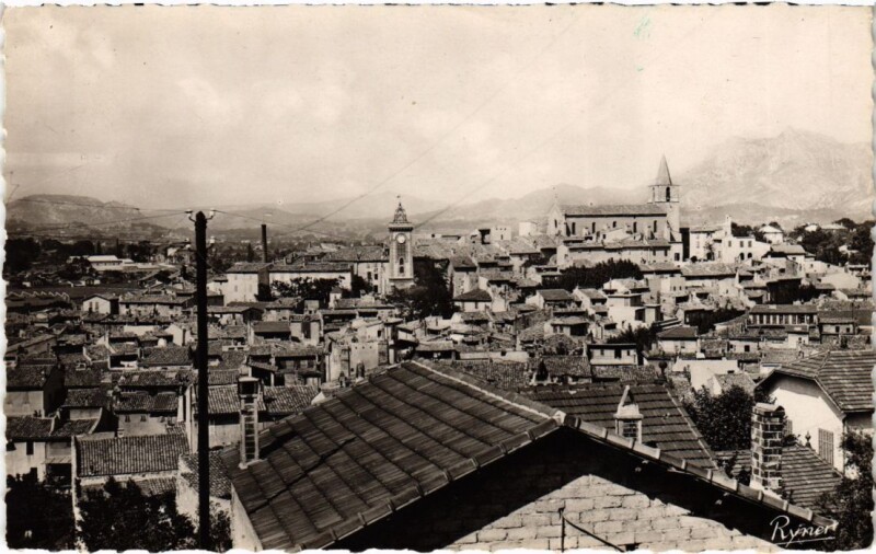 Carte postale ancienne Aubagne Vue Generale à Aubagne