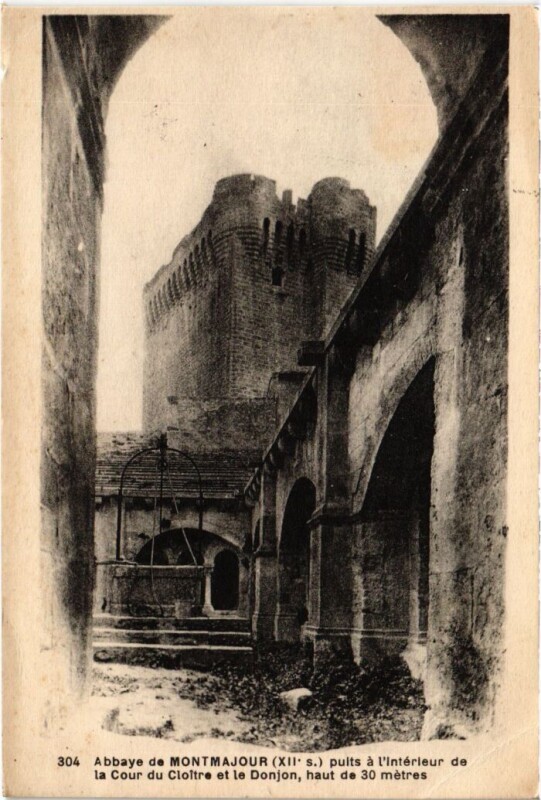 Carte postale ancienne Abbaye de Montmajour