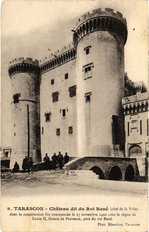 Carte postale ancienne Tarascon Chateau dit du Roi Rene à Tarascon