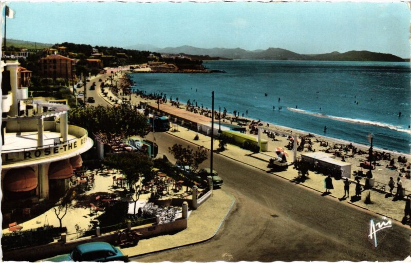 Carte postale ancienne La Ciotat Vue Generale de la Plage à La Ciotat