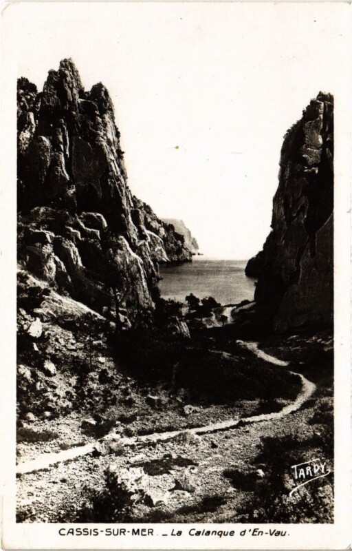 Carte postale ancienne Cassis La Calanque d'En-Vau à Cassis