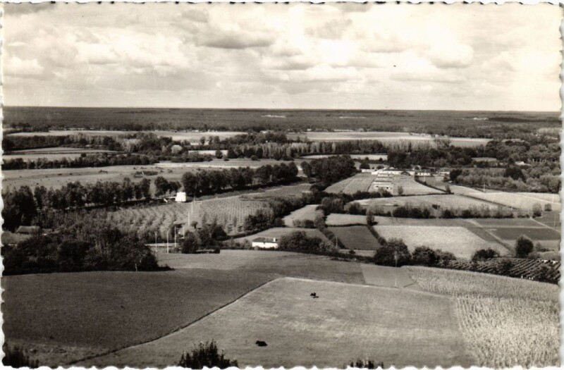 Carte postale ancienne Mugron Landes La vallee de la Chalosse France à Losse