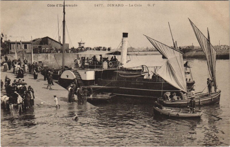 Carte postale ancienne Dinard La Cale à Dinard