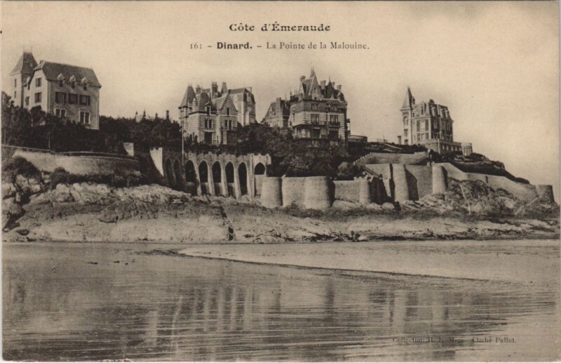 Carte postale ancienne Dinard Pointe du Mouline à Dinard
