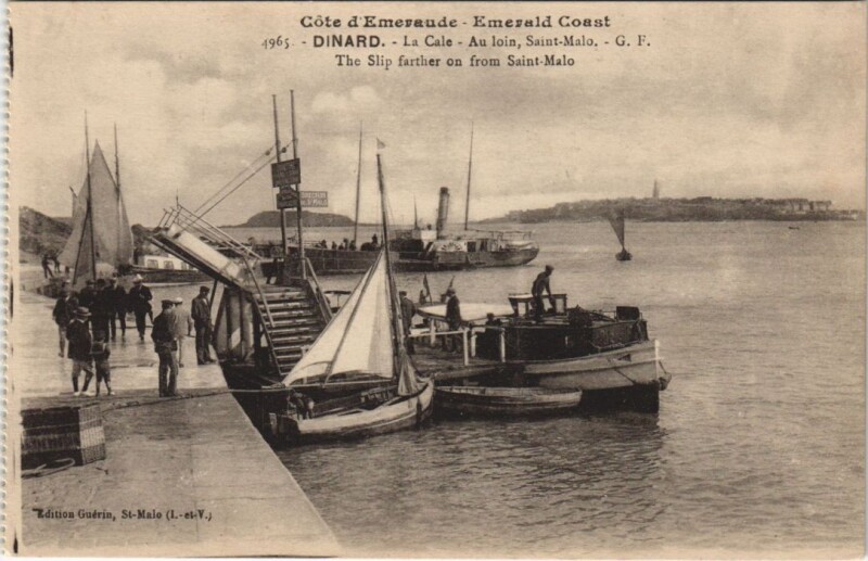 Carte postale ancienne Dinard La Cale à Dinard