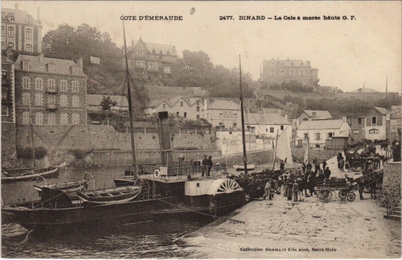 Carte postale ancienne Dinard La Cale à Dinard