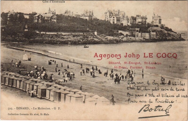Carte postale ancienne Dinard La Malouine à Dinard