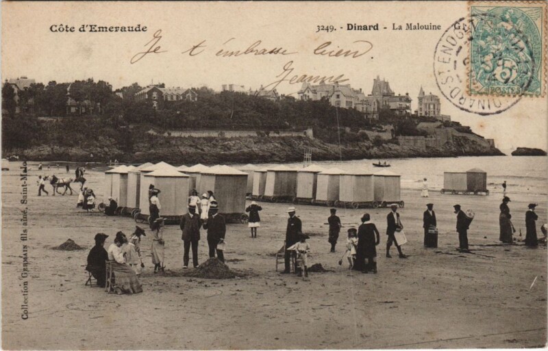 Carte postale ancienne Dinard La Malouine à Dinard