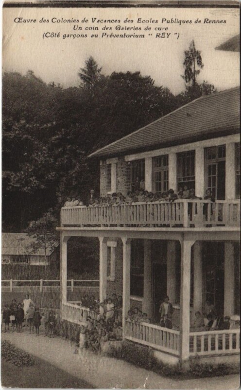 Carte postale ancienne Rennes Ecoles Publiques à Rennes