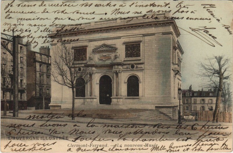 Carte postale ancienne Clermont Ferrand Nouveau Musee à Clermont-Ferrand