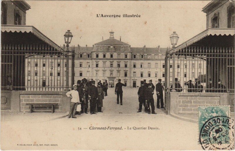 Carte postale ancienne Clermont Ferrand Quartier Desaix à Clermont-Ferrand