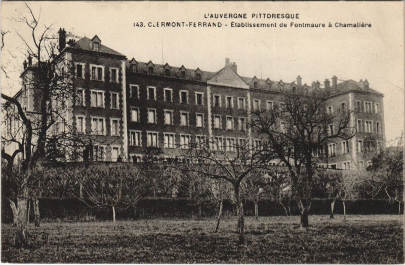 Carte postale ancienne Clermont Ferrand Etablissement de Fontmaure à Clermont-Ferrand