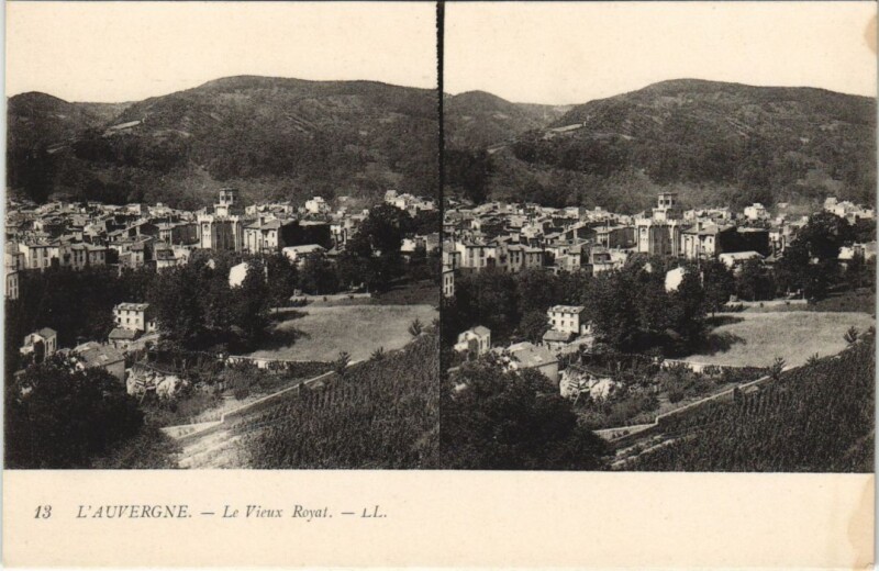 Carte postale ancienne Royat à Royat