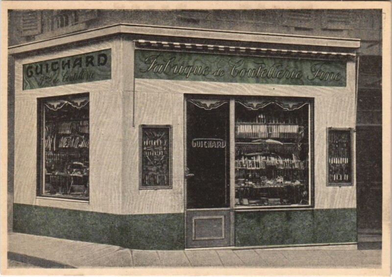 Carte postale ancienne Thiers Maison Guichard à Thiers