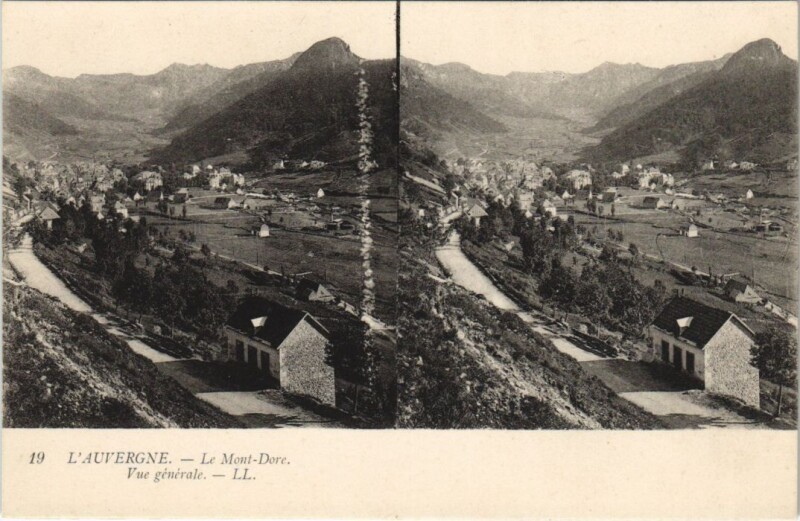 Carte postale ancienne Le Mont Dore vue generale à Mont-Dore
