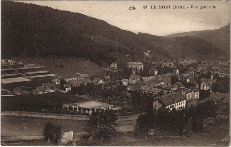 Carte postale ancienne Le Mont Dore vue generale à Mont-Dore
