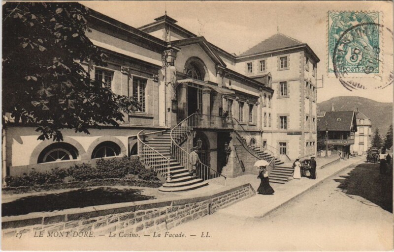 Carte postale ancienne Le Mont Dore Le Casino à Mont-Dore