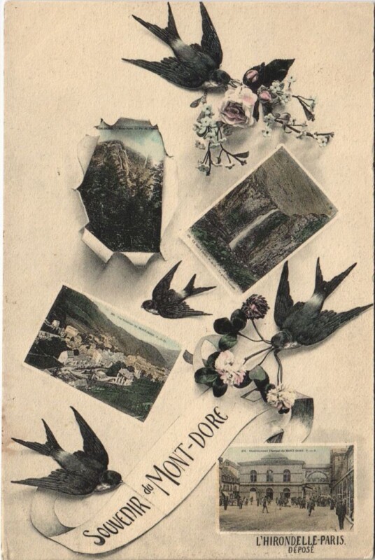 Carte postale ancienne Le Mont Dore souvenir à Mont-Dore