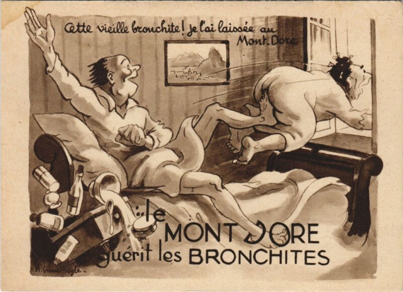 Carte postale ancienne Le Mont Dore souvenir à Mont-Dore