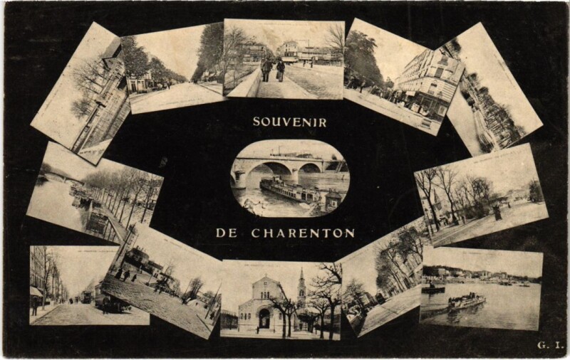 Carte postale ancienne Souvenir de Charenton France