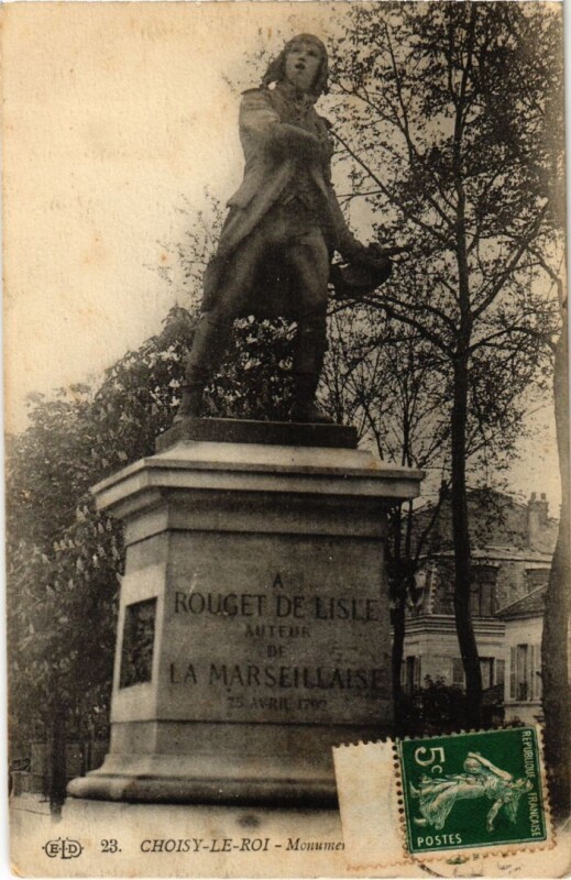 Carte postale ancienne Choisy le Roi Monument France à Choisy-le-Roi