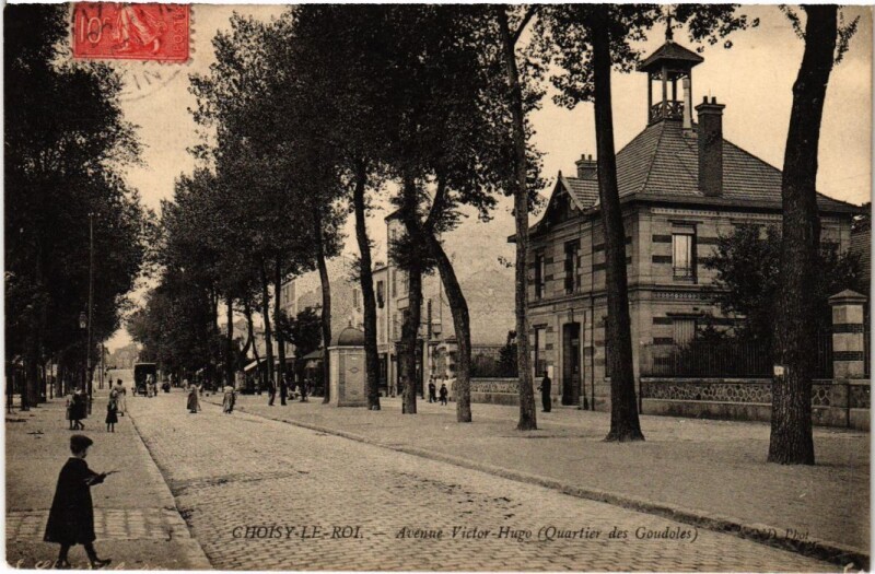 Carte postale ancienne Choisy le Roi Avenue Victor Hugo France à Choisy-le-Roi