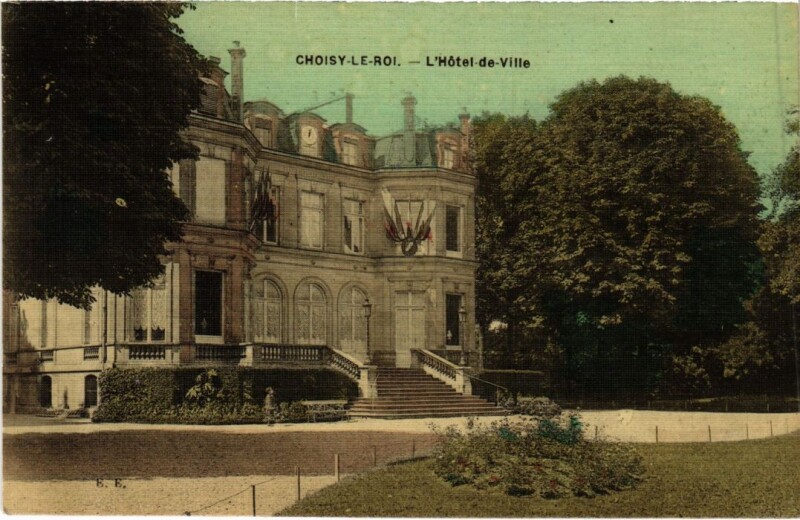 Carte postale ancienne Choisy le Roi L'Hotel de Ville France à Choisy-le-Roi