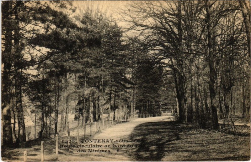 Carte postale ancienne Fontenay sous Bois Route circulaire au bord France à Fontenay-sous-Bois