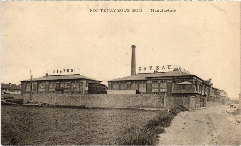 Carte postale ancienne Fontenay sous Bois Manufacture France à Fontenay-sous-Bois