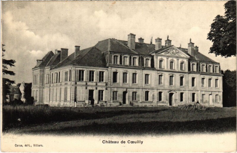 Carte postale ancienne Villiers s Marne Chateau de Coeuilly France