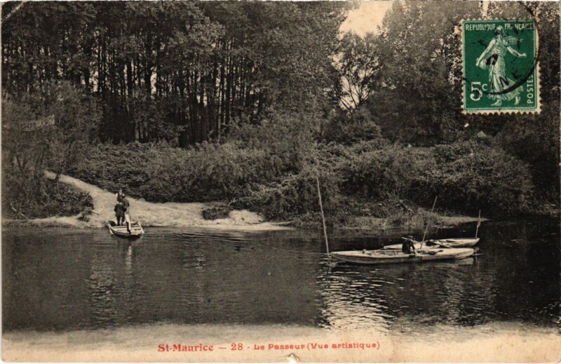 Carte postale ancienne St.Maurice De Passeur, Vue artistique France