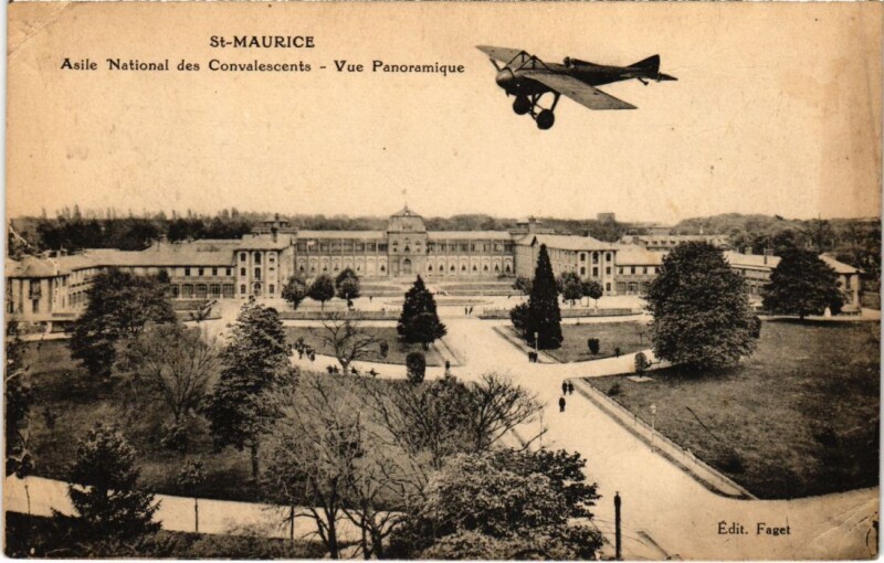 Carte postale ancienne St.Maurice Vue Panoramique France